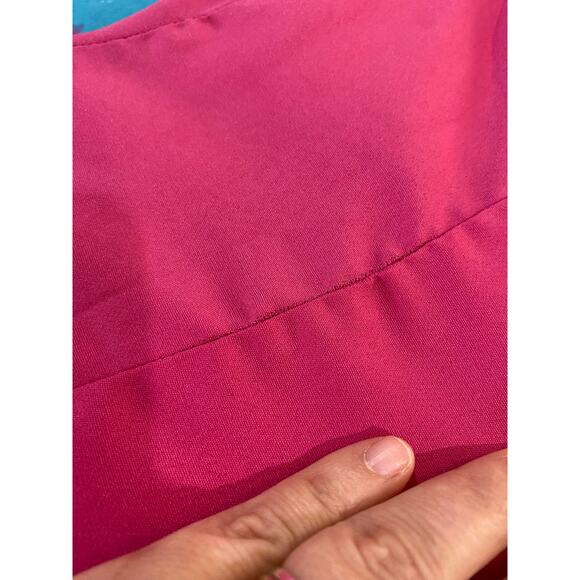 Lulus Glamorous Times Hot Pink Strapless Bodycon Mini Dress Size L NWT - Picture 10 of 10